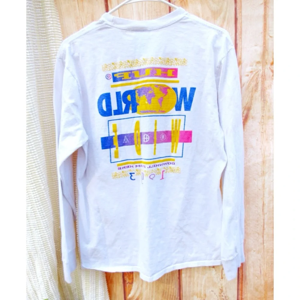 HUF World Wide Graphic Long Sleeve - Picture 5 of 7